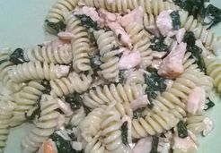 Fusilli saumon et épinards - Noémie M.