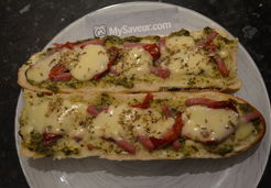 Baguette pizza Absolue au pesto - Laetitia H.