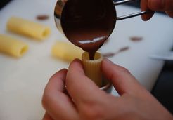 Rigatoni fourrées au délice-chocolat, vanille de Madagascar - Benoit C.