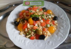 Salade de pâtes hautes en couleur aux billes de pistou - Anne-sophie P.