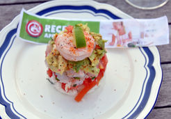 Tartare de crevettes, de tomates et d'avocats - Christine L.