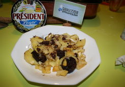 Boudin au camembert et duo de pommes - Roseline P.