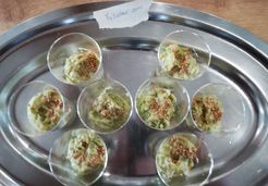 Verrine de mousse d'avocat au saumon  - Marianne F.