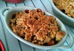 crumble aux poires et pralinoise - Vanessa M.