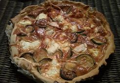 Tarte courgettes et chèvre - Laïd B.
