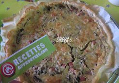 Tarte champignons frais plaisir - Christiane C.