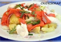 Pommes de terre et saumon à l'estragon - Christine L.