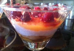 Verrine pommes framboise à la rose - Nathalie C.