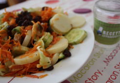 Salade concombres, coeur de palmier aux fruits secs - Marina S.