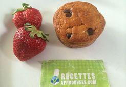 Muffins à la fraise aux pépites de chocolat - Adeline A.