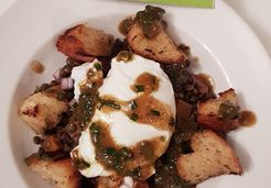 Salade de lentilles et oeuf poché - Emilie B.