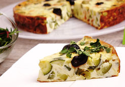 Clafoutis courgettes, saumon et citron - Claire D.