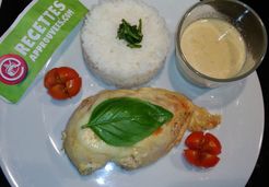 Blancs de poulet mozzarella et basilic - Najwa N.