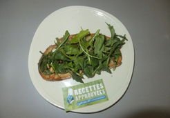 Bruschetta au bleu, noix, miel & roquette - Emilie B.