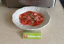 Carpaccio de tomates  - Veronique C.