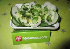Salade concombre basilic - Christiane C.
