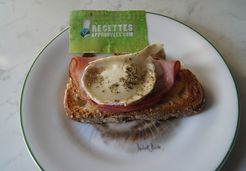 Bruschetta bacon et chèvre chaud - Celine T.