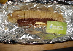 Bananes au chocolat en papillote - Adeline A.