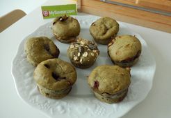 Muffins matcha au coeur de cerise - Raphaelle M.