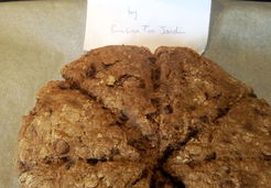 Scones aux pépites de chocolat - Jean rené B.