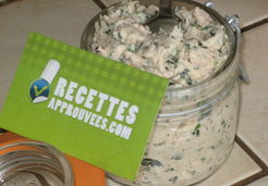 Tartinade de thon, ciboulette et basilic - Vinie M.