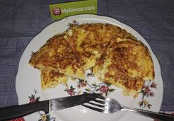 Omellette aux gâteaux apéros  - Adèle C.