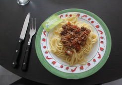 Bolognaise pour spaghettis à ma façon - Gwladys G.