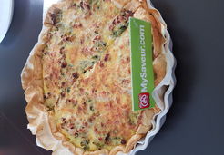 Quiche courgette poulet - Mélanie B.