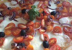 Tarte tomate mozzarella - Adeline A.