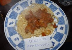 Spaghetti bolognaise maison - Nathalie L.