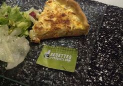 Quiche au pâtisson et saumon - Jessica P.