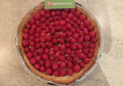 Tarte aux framboises au mascarpone - Lydie S.