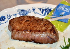 Steaks marinés au vinaigre balsamique et sauce soja - Christine L.