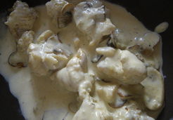 Poisson sauce moutarde et champignons - Hélène P.