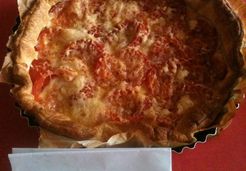 Tarte tomates emmental à la moutarde  - AURELIE K.