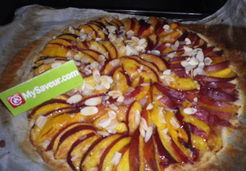 Tarte nectarines rapide - Christiane C.