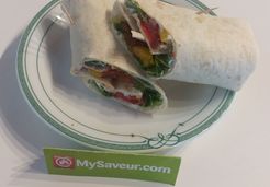 Wrap chèvre & tomates rôties - Isabelle K.