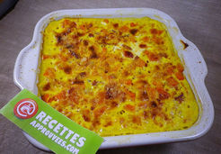 Gratin de courge butternut au bacon et au curry - Laure G.