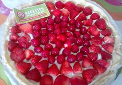 Tarte fraises framboises - Sabrina H.