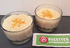 Riz au lait à l'écorce d'orange  - Adeline A.