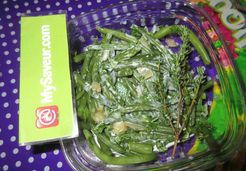 Haricots verts crémés au thym - Christiane C.