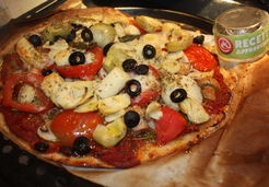 Pizza au coeur végétarien  - Marina S.