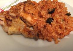 Riz au sofrito et au poulet - Najwa N.