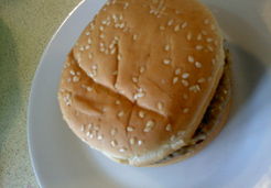 Hamburger Mr Sizzle typique anglais - Caroline N.