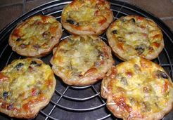 Tartelettes poireaux / champignons / lardons - Françoise V.