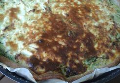 Quiche courgette menthe et brousse - Marie T.