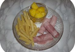 Pâtes au jambon et à l'ananas - Cindy G.