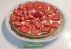 Tarte aux fraises & chocolat blanc - Isabelle K.