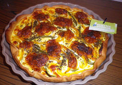 Tarte poivrons et mozzarella - Laure G.