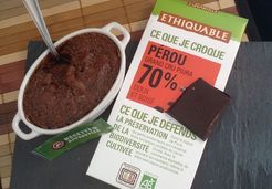 Clafoutis à ma façon, poires et chocolat Equitable  - Laurence D.